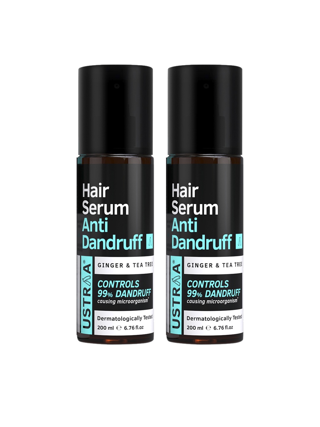 

Ustraa Set of 2 Hair Serum Anti Dandruff, Black