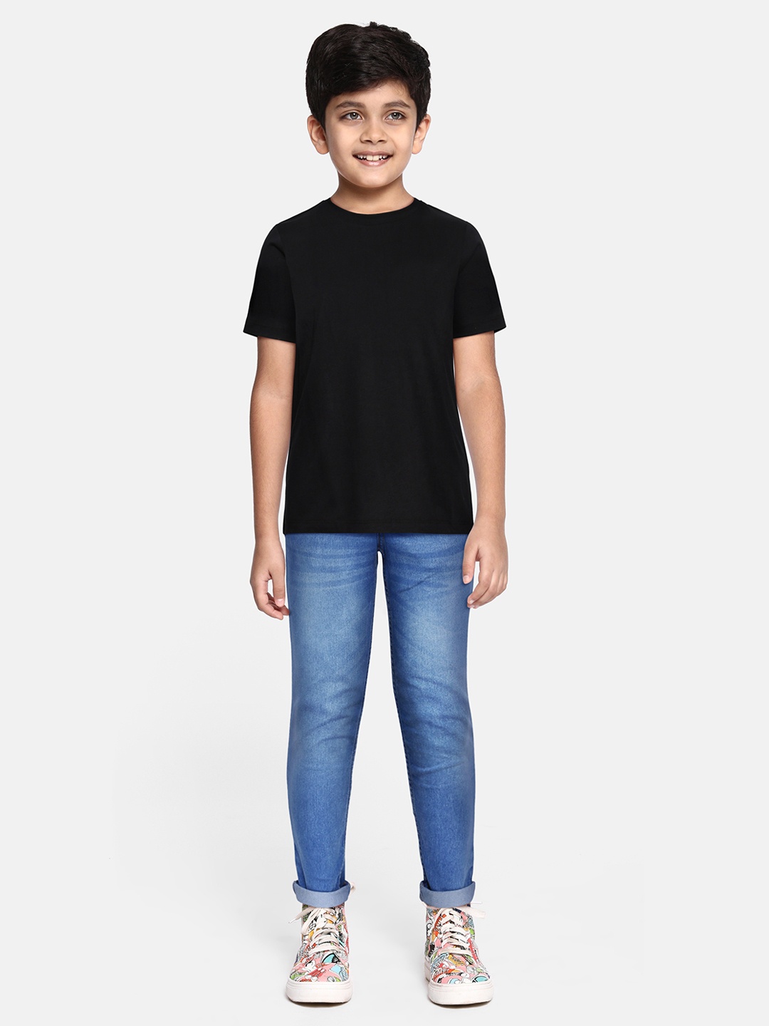 

U.S.Polo Assn. Kids Boys Blue Slim Fit Clean Look Stretchable Jeans
