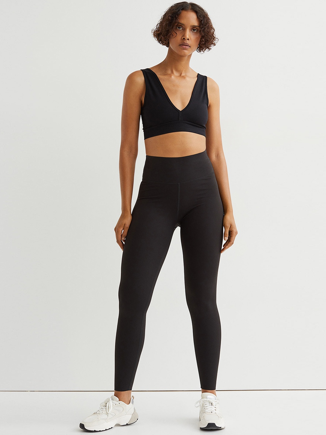 

H&M Woman Black High Waist Shaping tights
