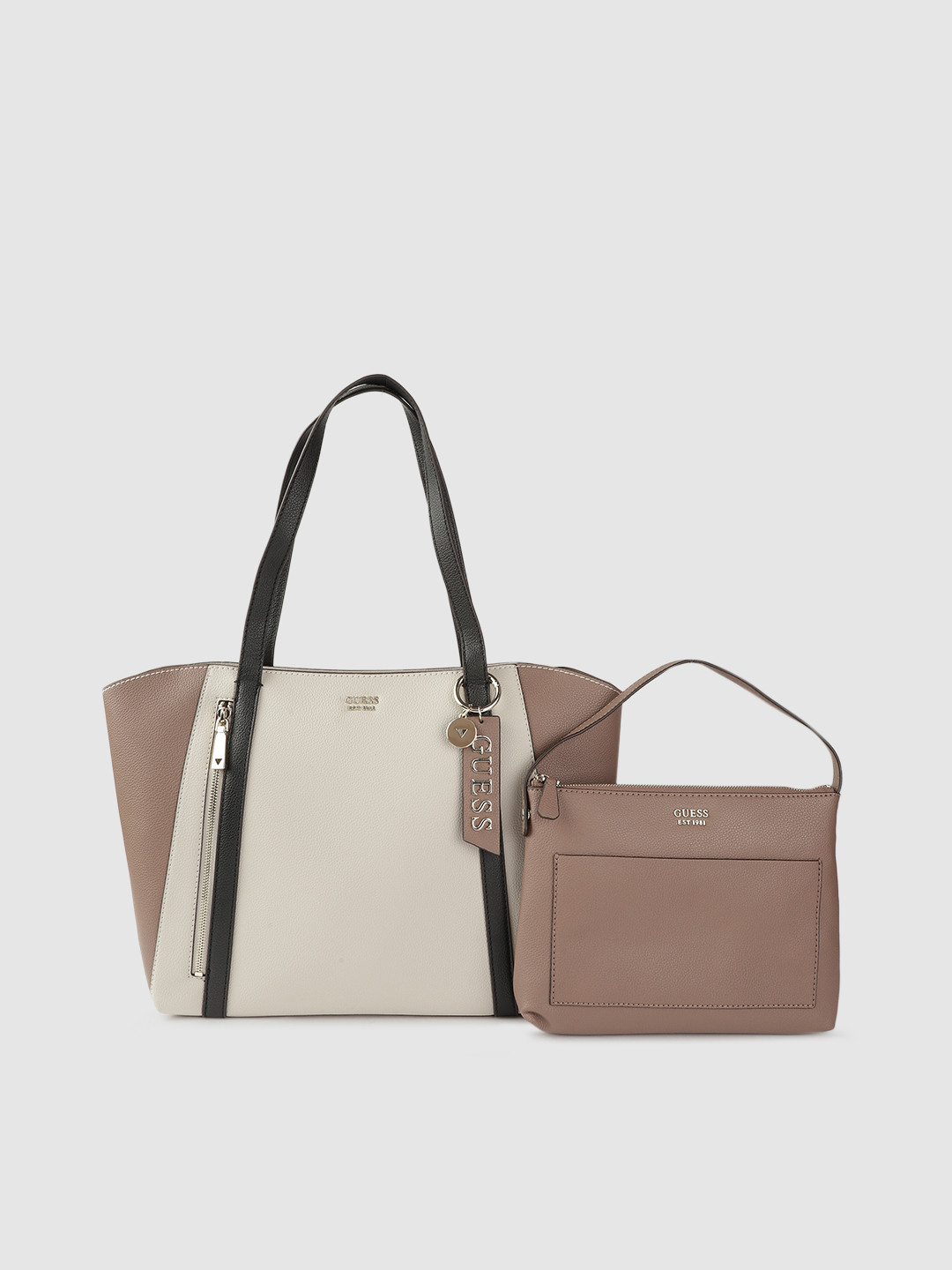 

GUESS Set of 2 Handbags, Off white