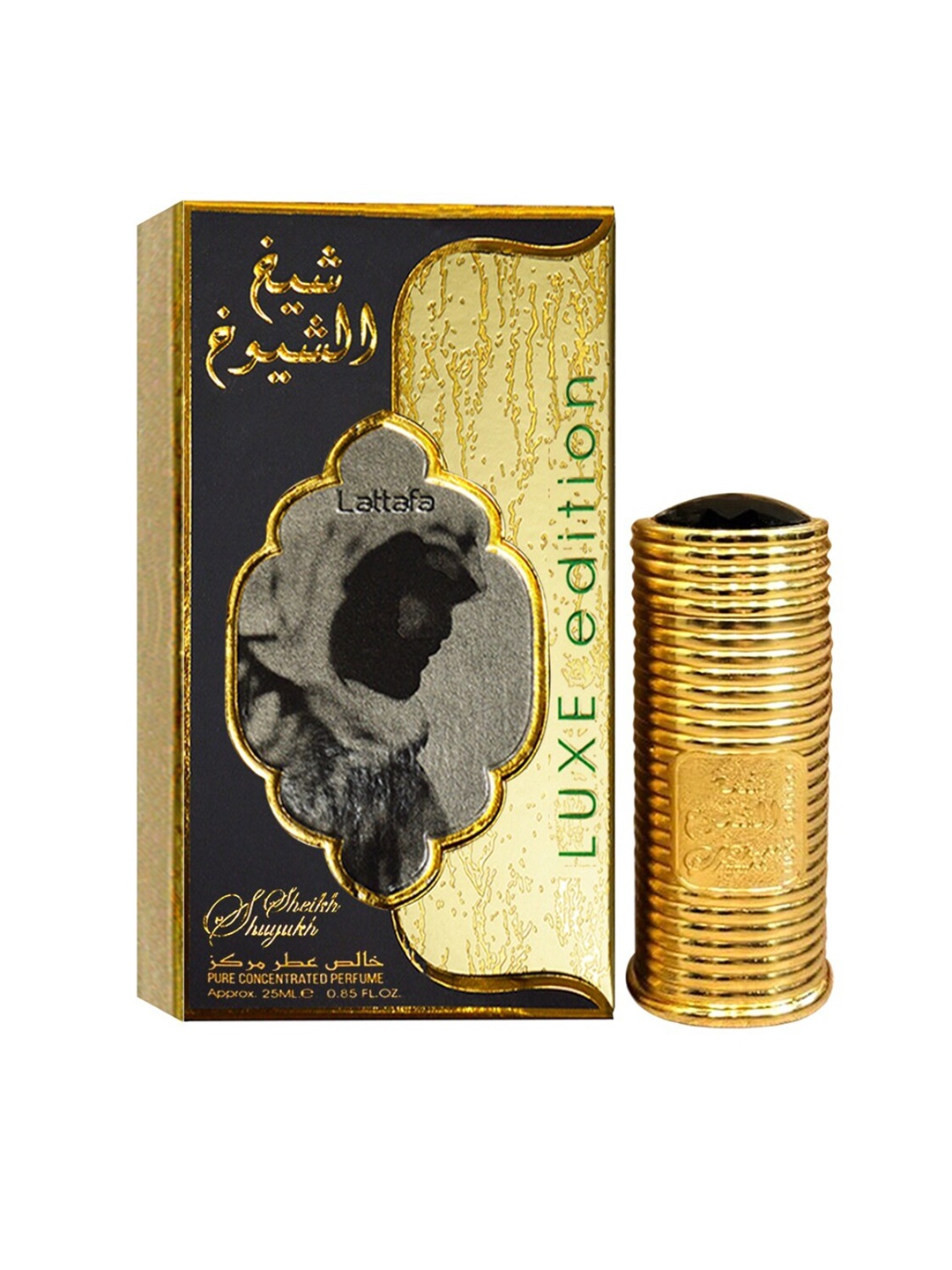 

Lattafa Sheikh Al Shuyukh Luxe Edition Imported Long Lasting Eau De Parfum Attar 25 ml, Na