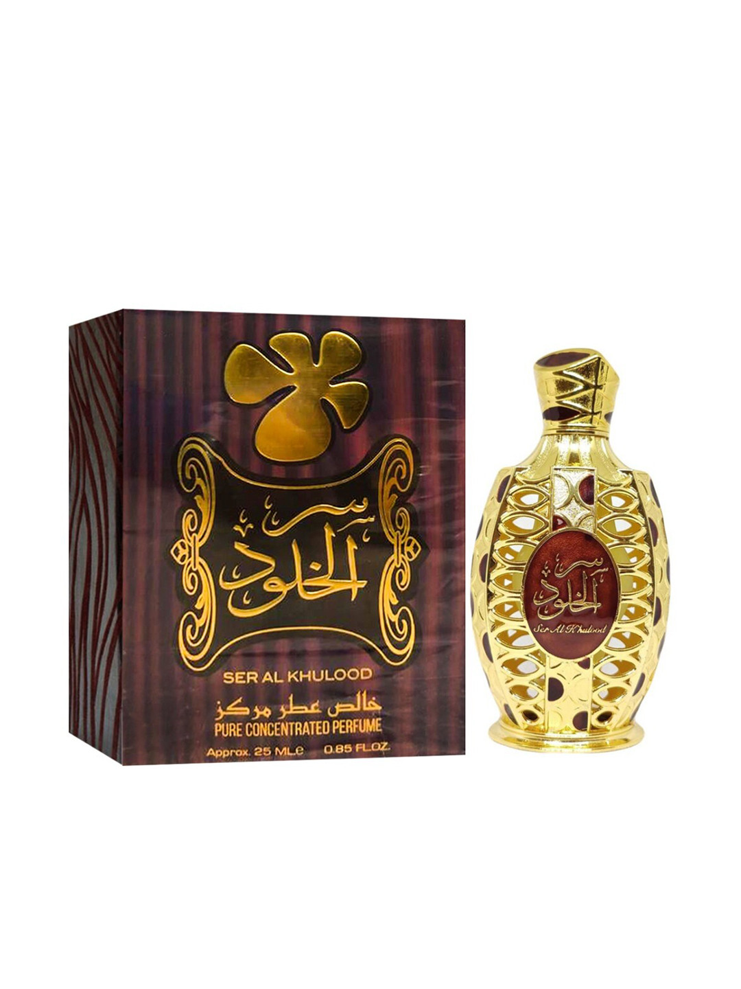 

Lattafa Ser Al Khalood Imported Long Lasting Premium Eau De Parfum Attar, Gold