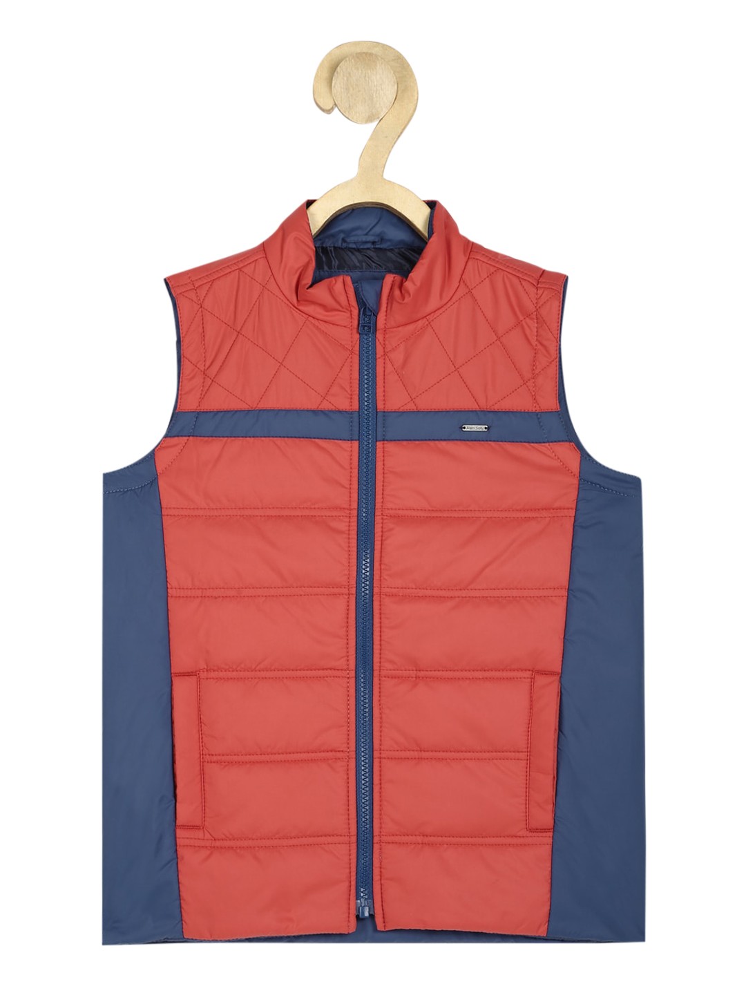

Allen Solly Junior Boys Red Sleeveless Padded Jacket