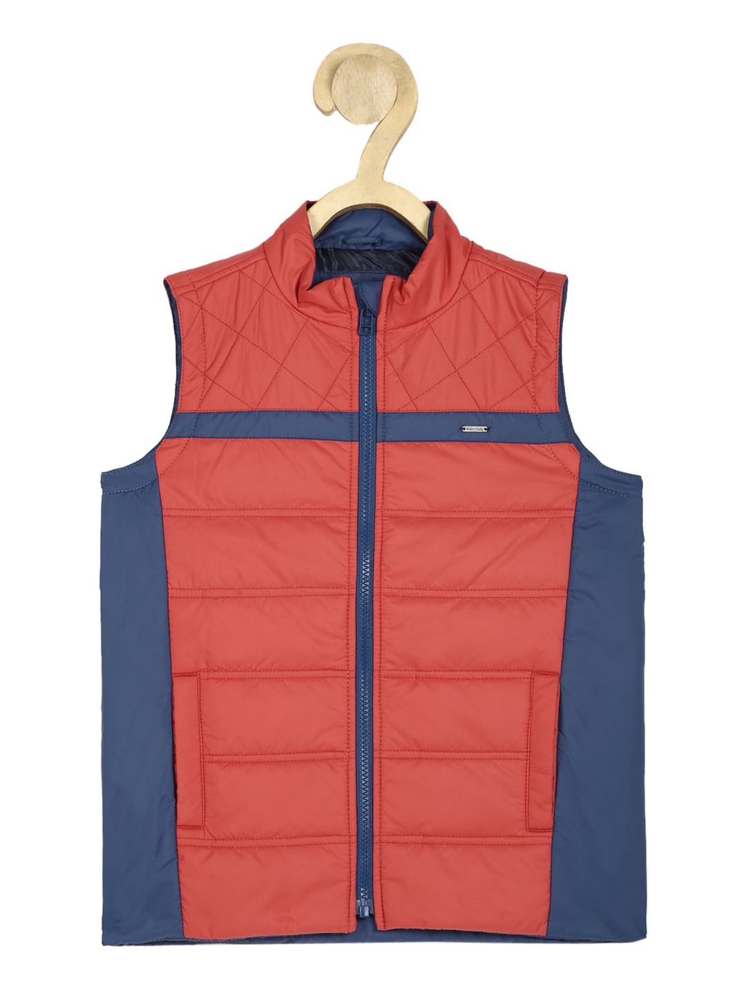 

Allen Solly Junior Boys Red Blue Crop Padded Jacket
