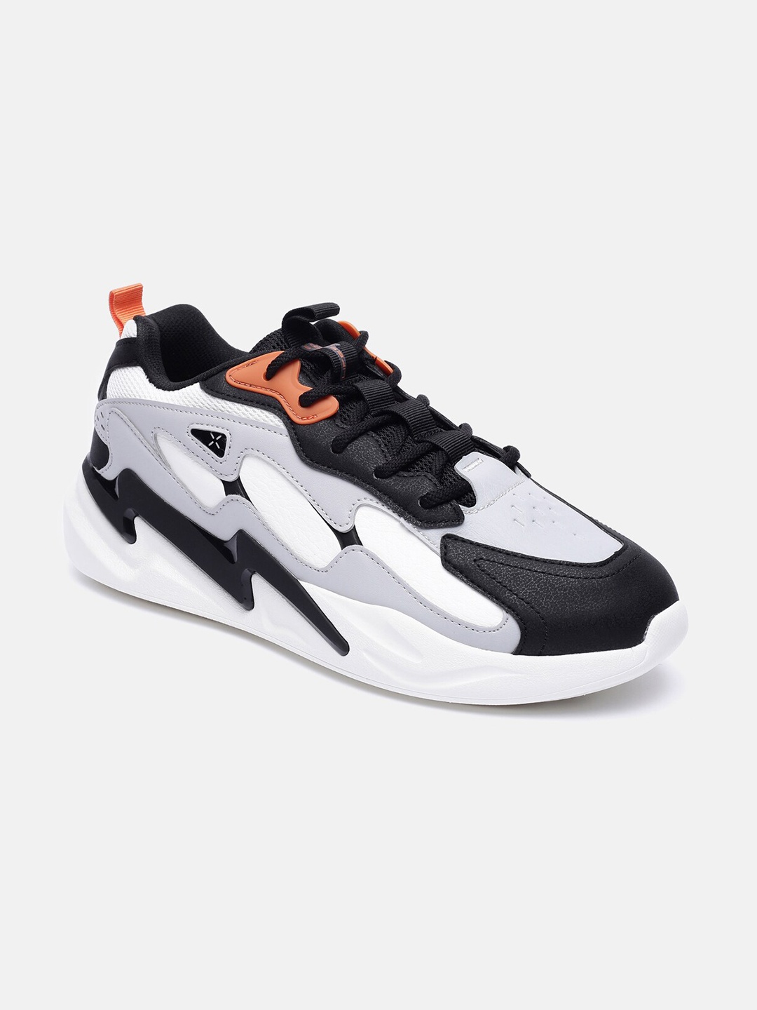

Xtep Men Grey Training or Gym Non-Marking Shoes