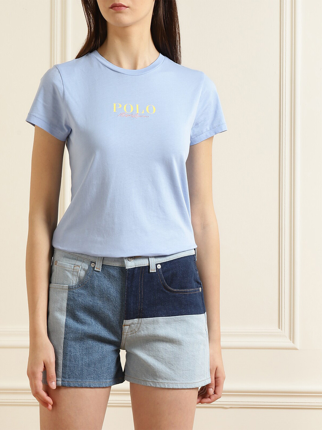 

Polo Ralph Lauren Women Blue Applique T-shirt