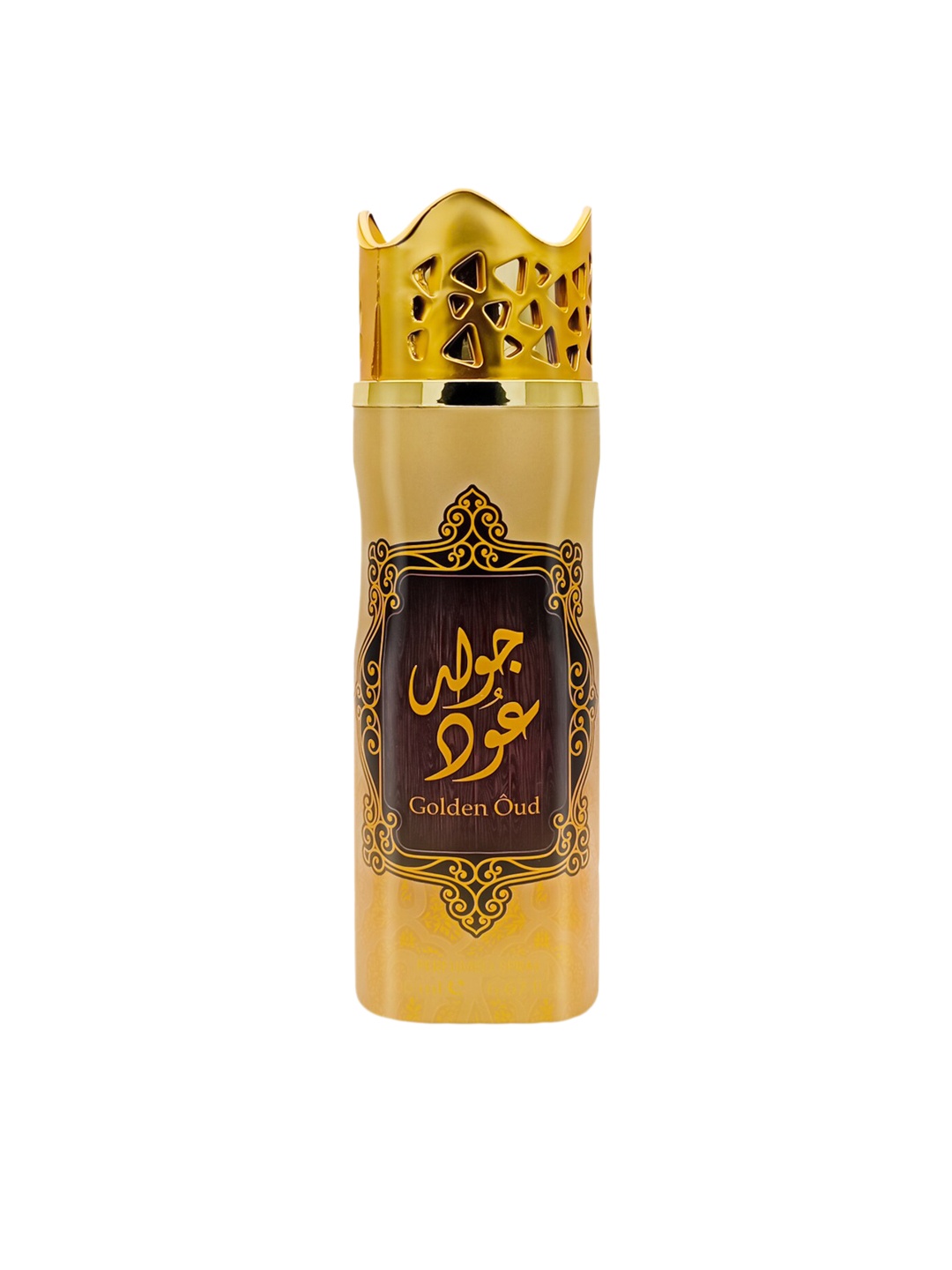 

ASDAAF by Lattafa Set of 2 Golden Oud Long Lasting Perfumed Body Spray, Gold
