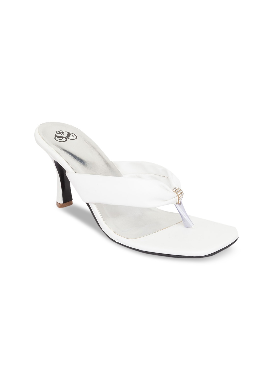 

Sole To Soul Women White Solid Heels