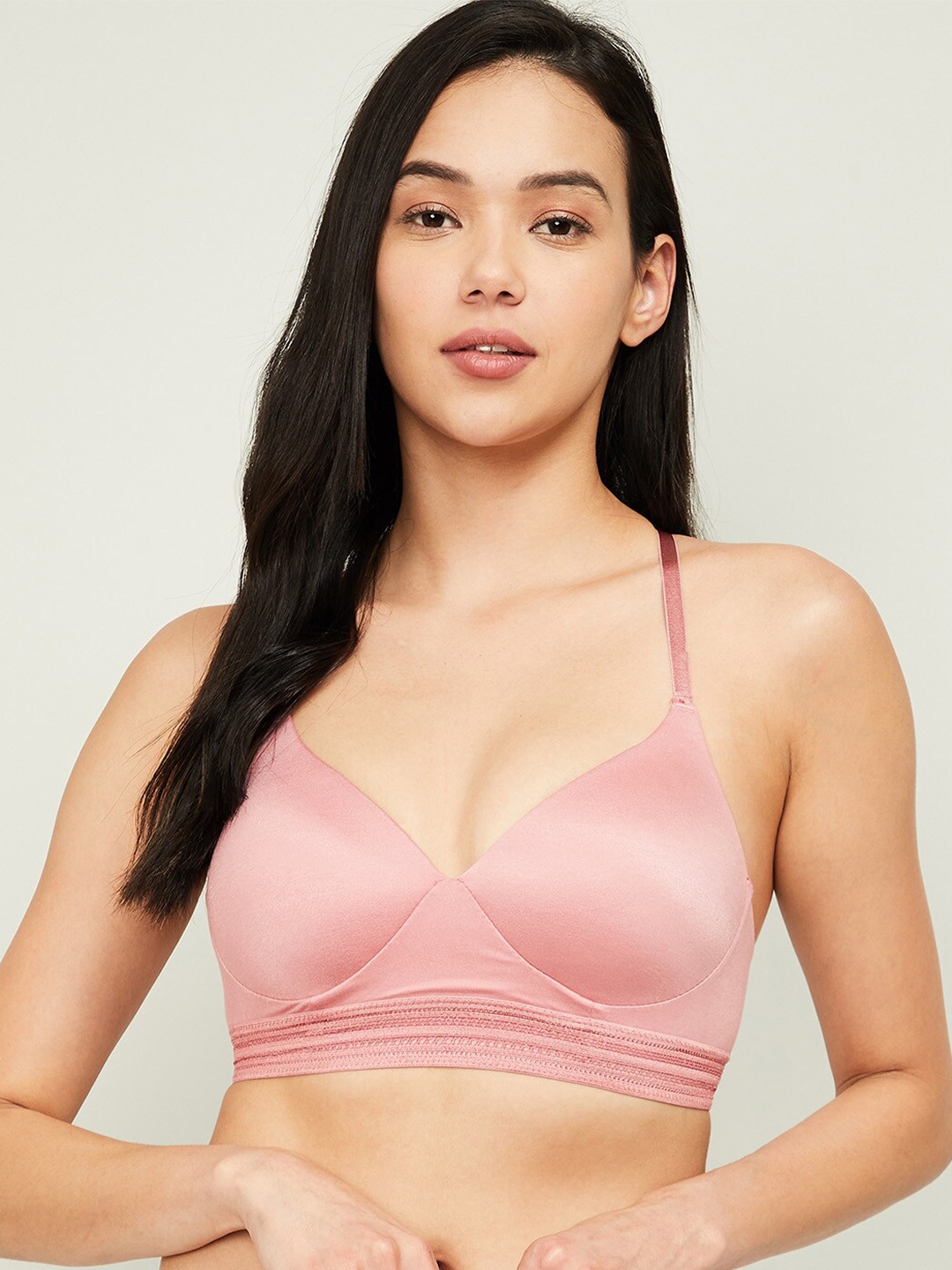 

Ginger by Lifestyle Pink Bra - Polyamide