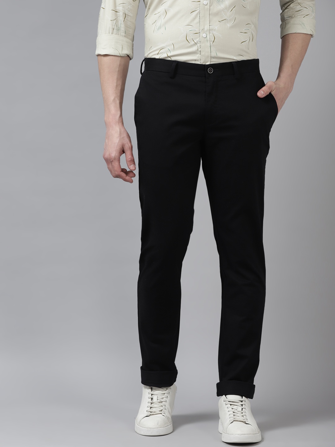 

Blackberrys Men Black B-95 Slim Fit Trouse