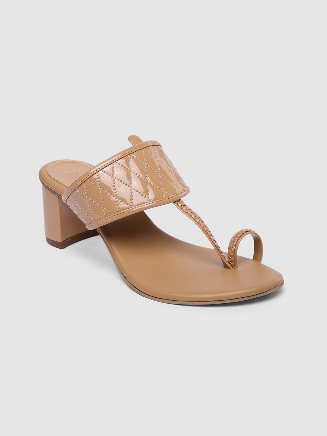 

Inc 5 Beige One Toe Block Heels