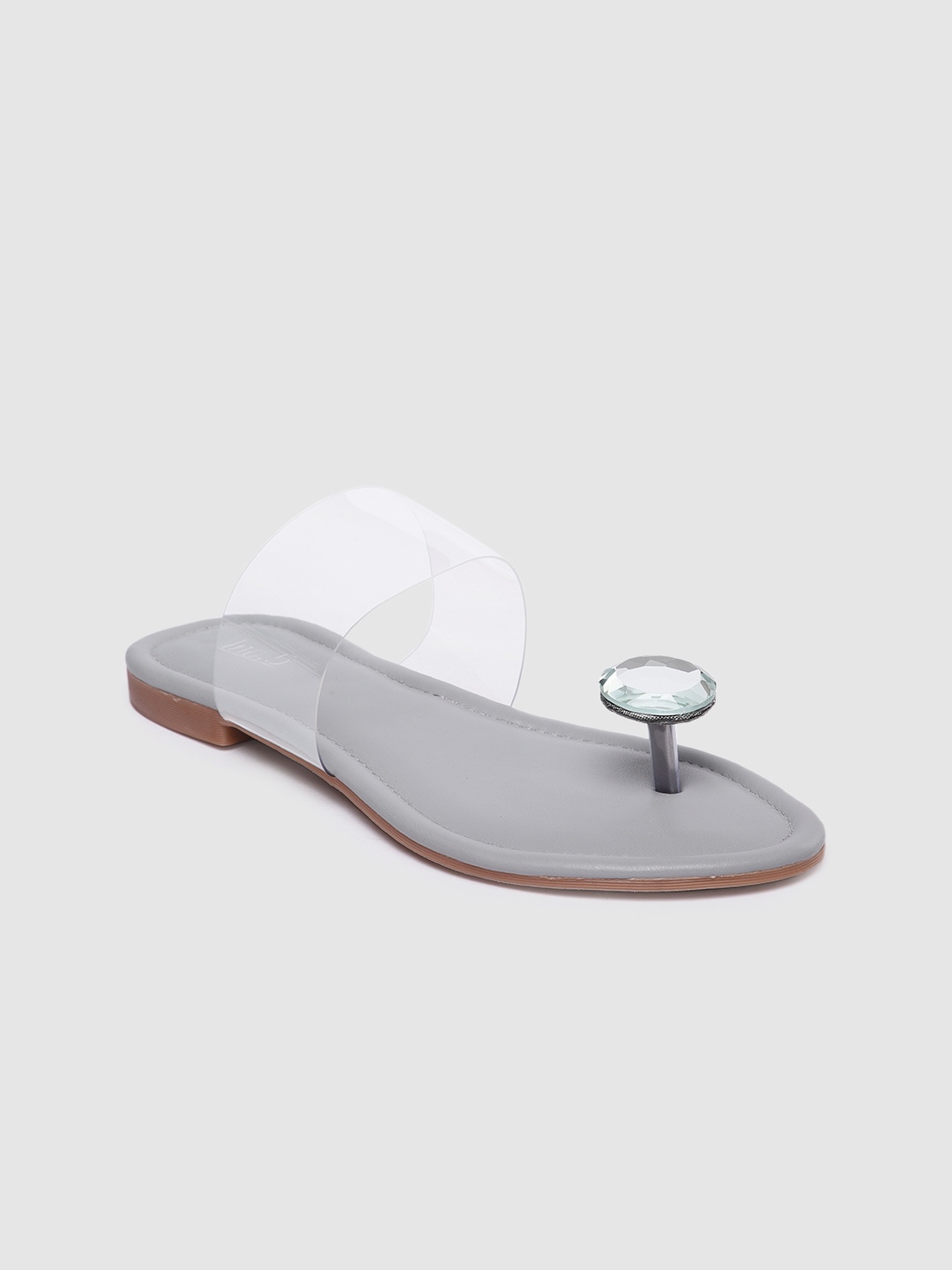 

Inc 5 Women Grey One Toe Flats