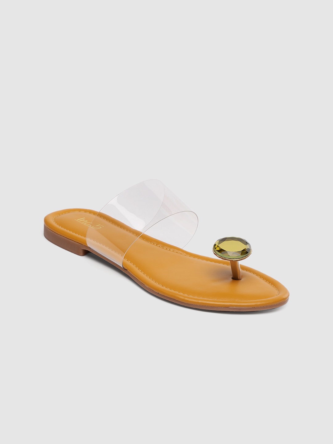 

Inc 5 Women Mustard Yellow One Toe Flats