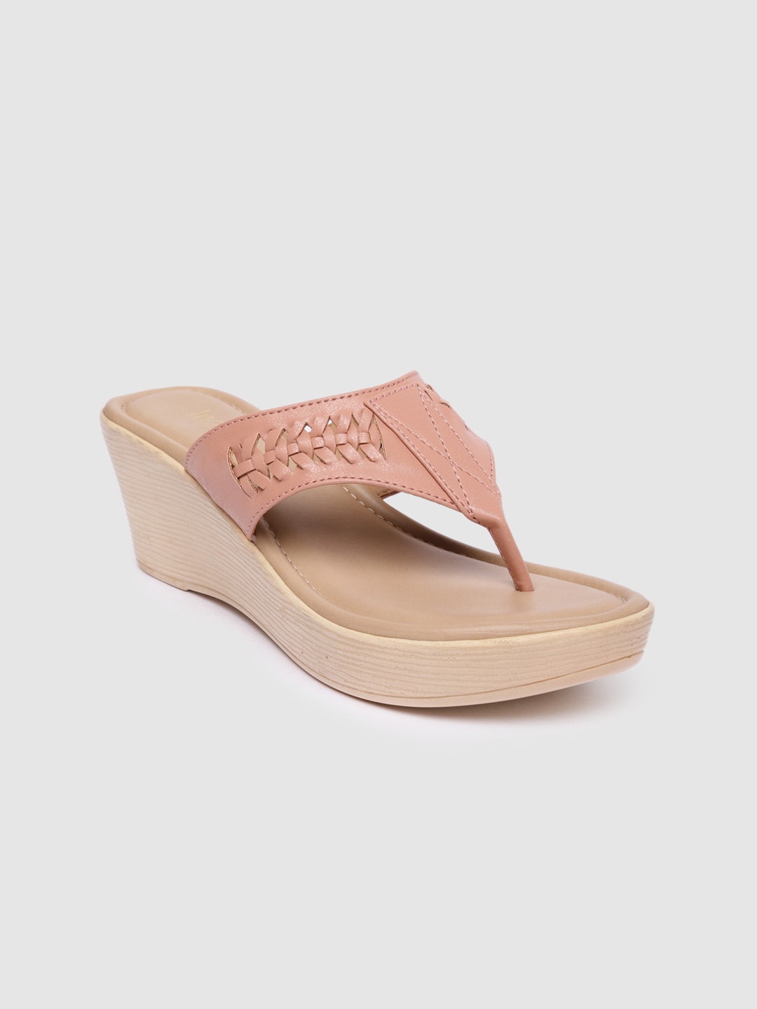 

Inc 5 Peach-Coloured Solid Wedges
