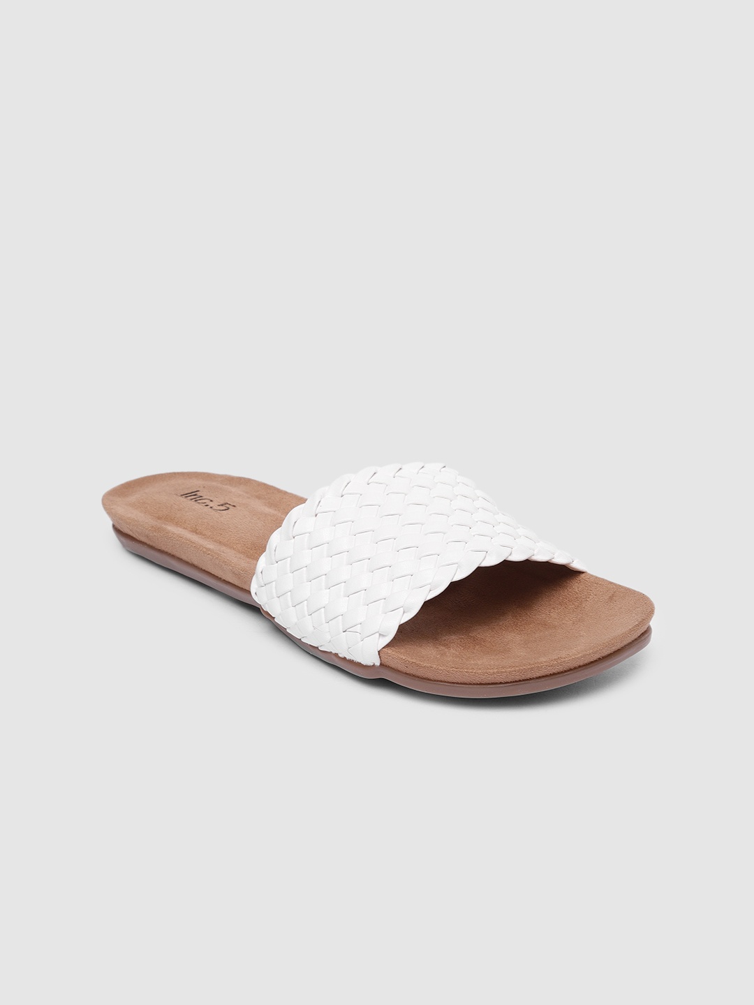 

Inc 5 Women White Open Toe Flats