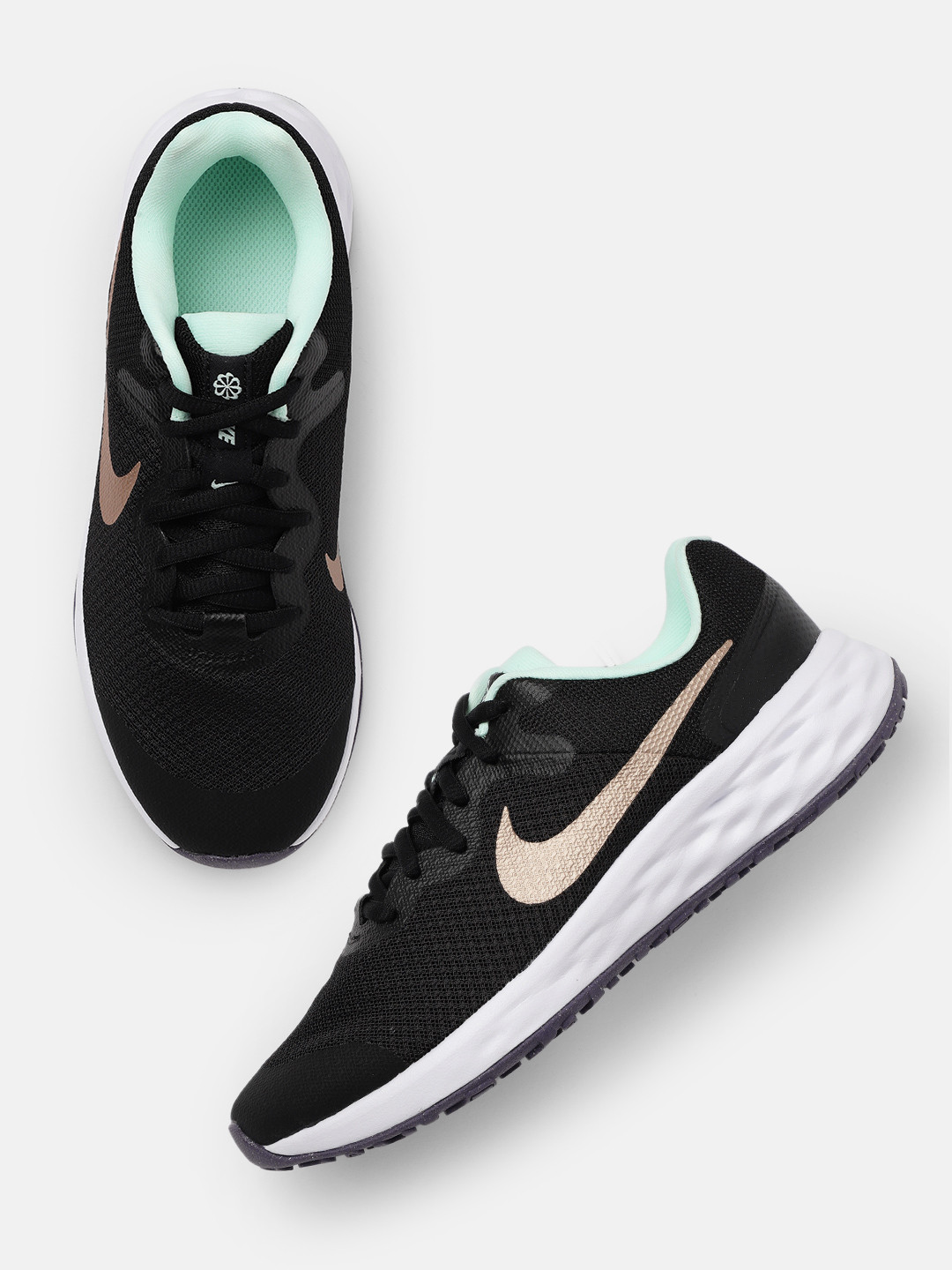 

Nike Kids Black Revolution 6 NN Running Shoes