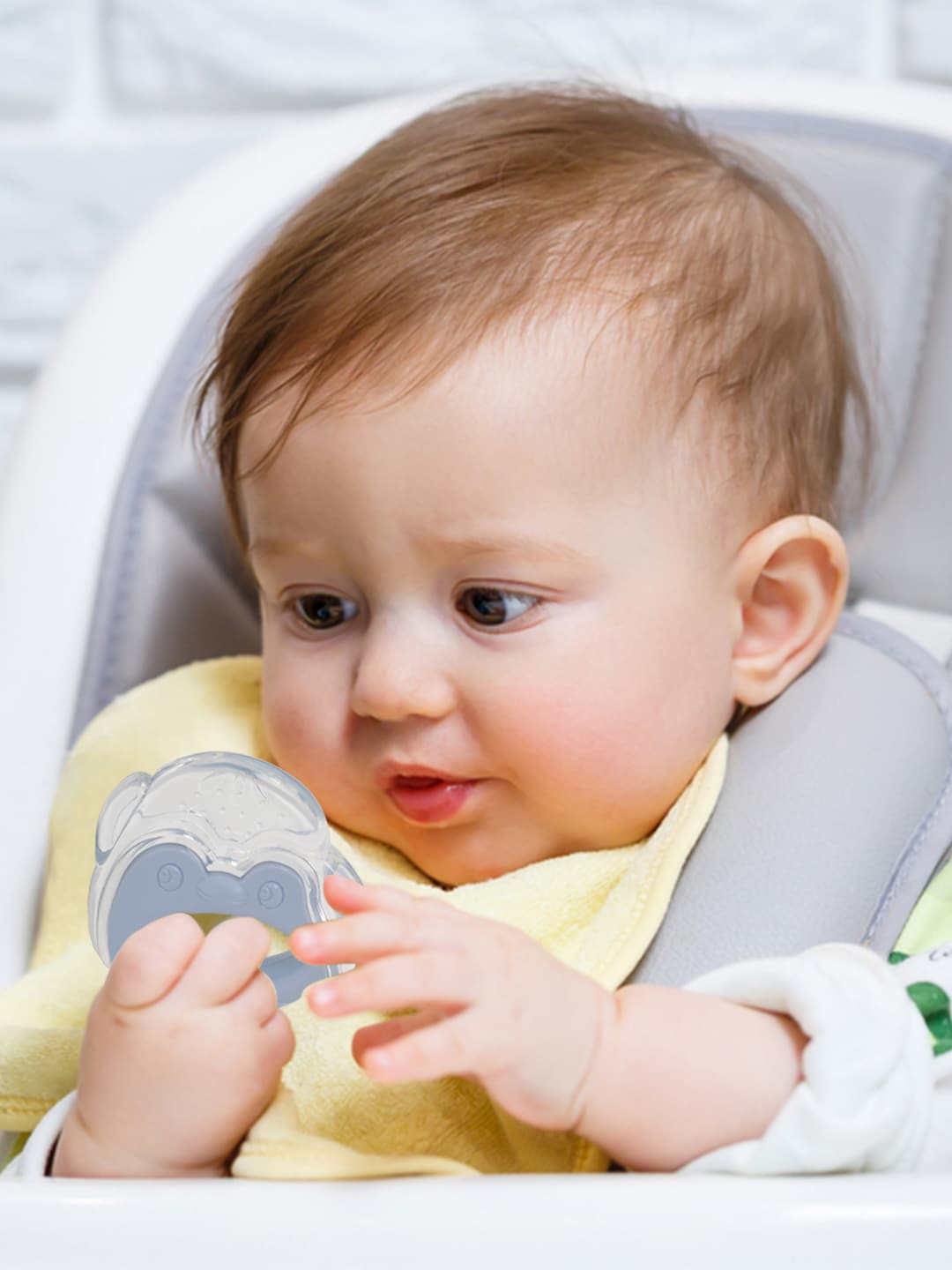

POKORY Blue Monkey Shaped Baby Teether