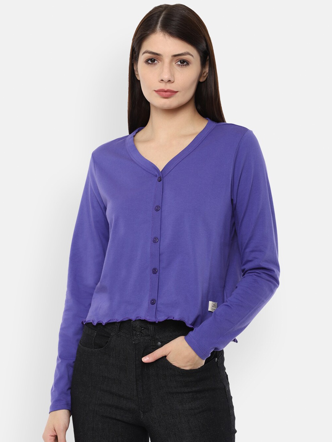 

Van Heusen Woman Purple Top