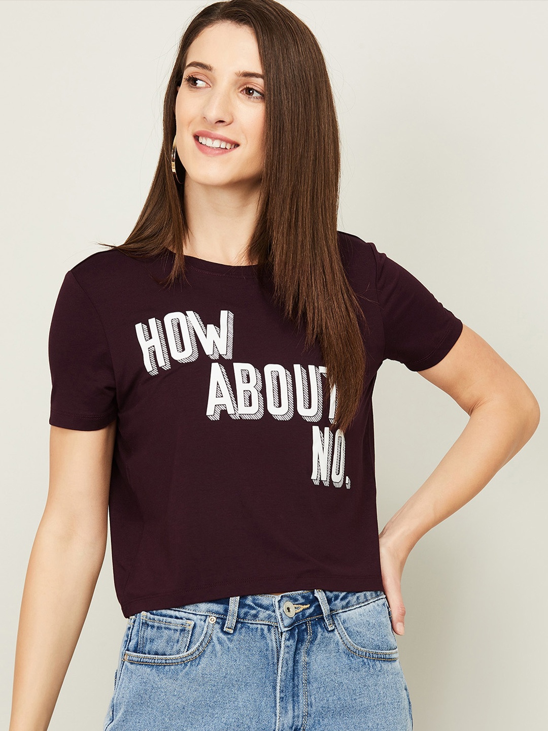 

Ginger by Lifestyle Red Print Top