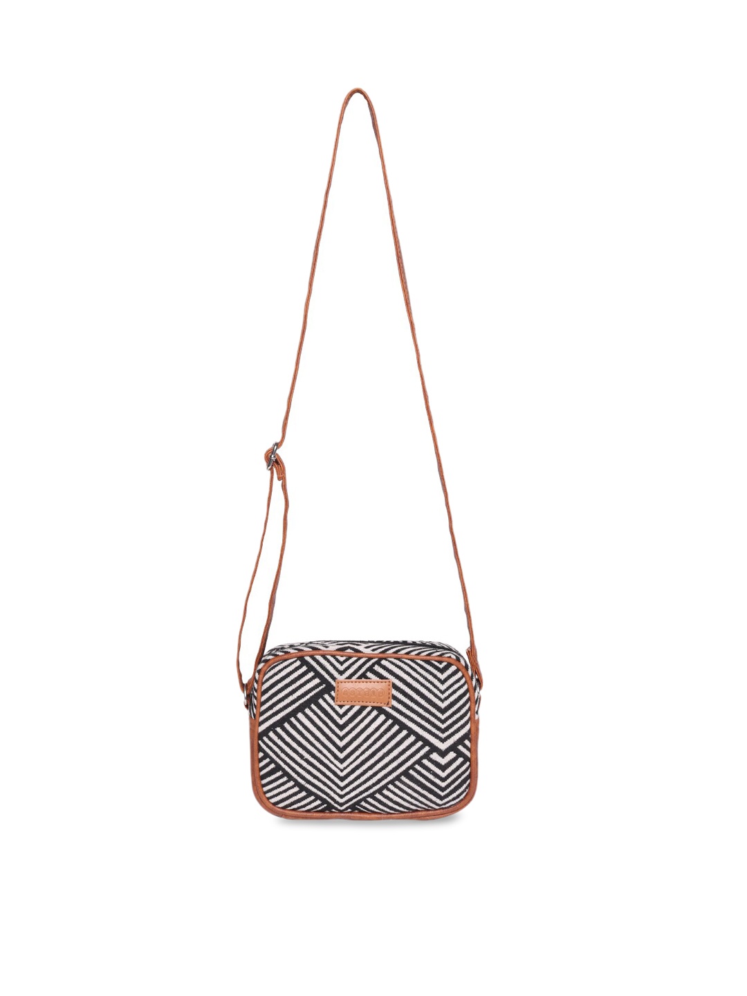 

ASTRID Woman Black Printed Structured Sling Bag