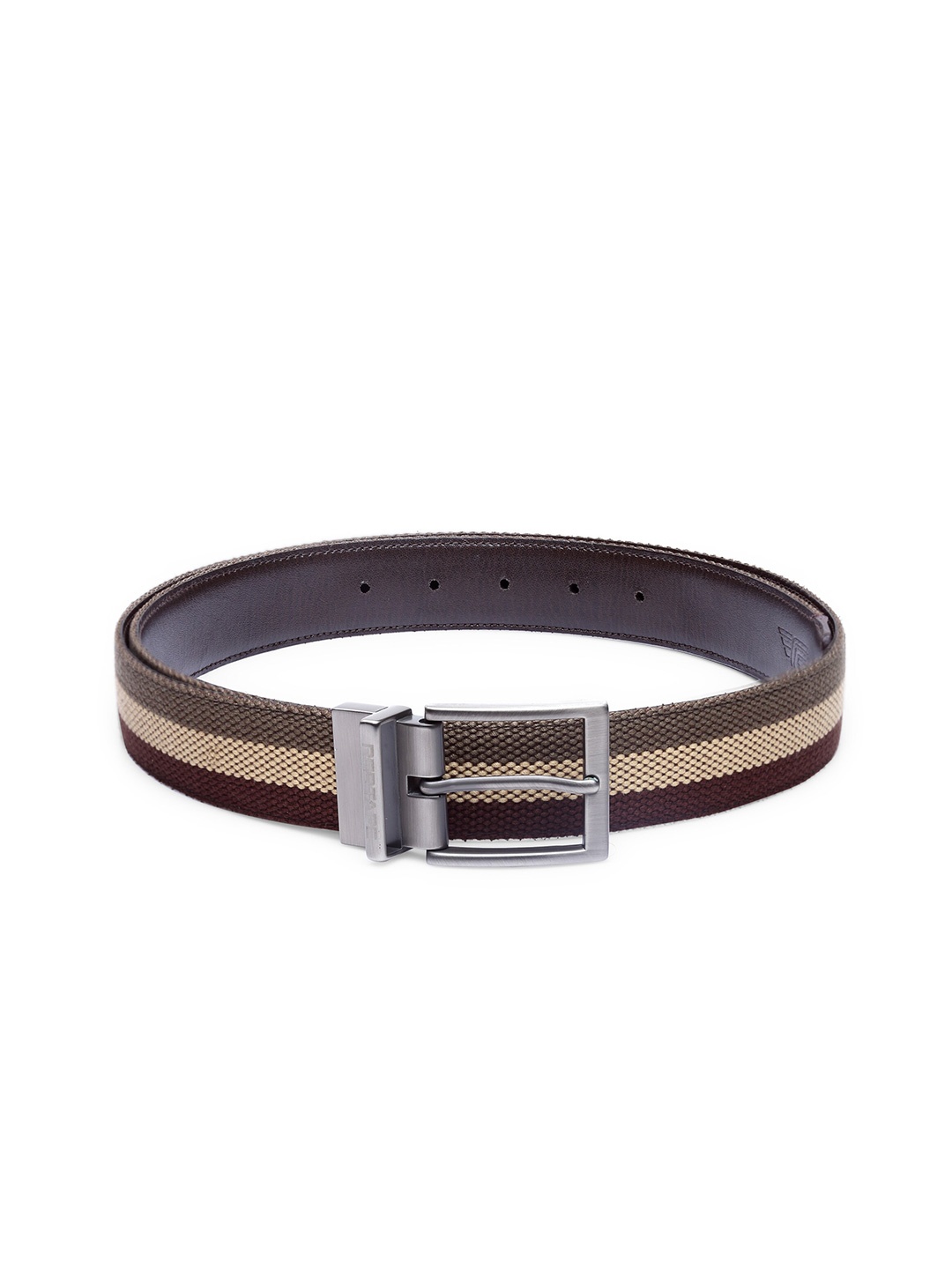 

Red Tape Men Brown Braided Leather Belt