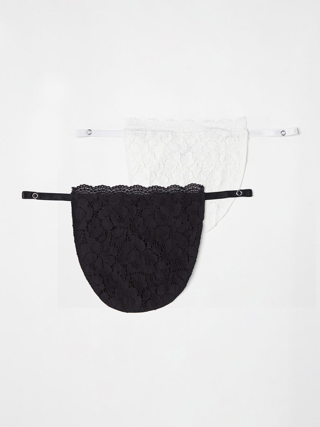 

Espresso Black & Off-White Solid Camisole