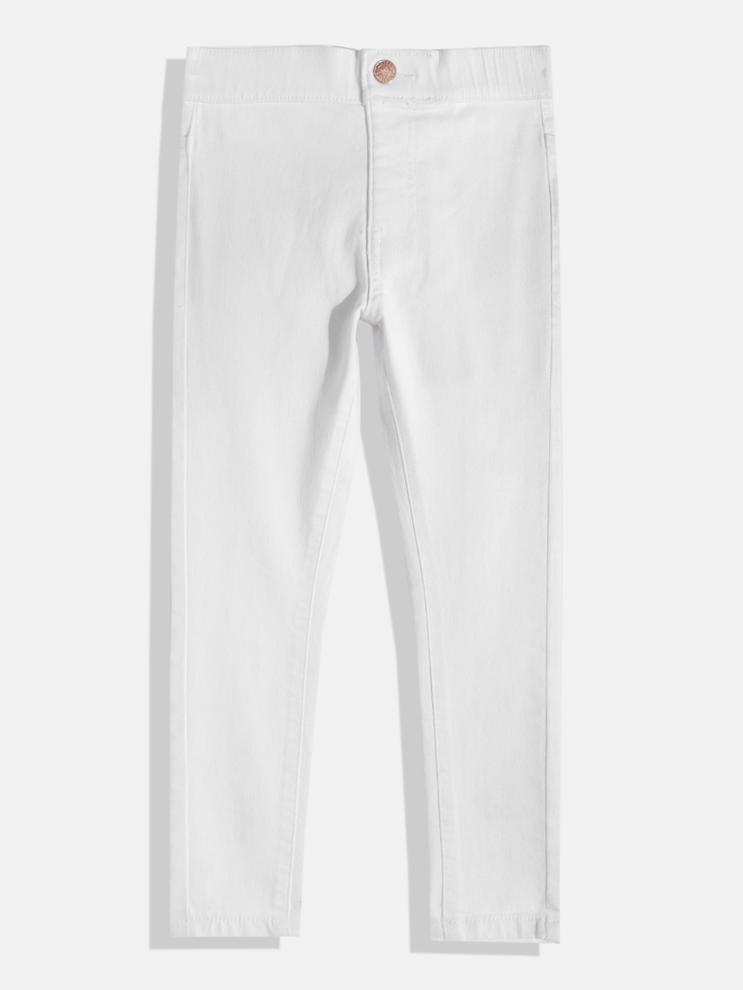 

Marks & Spencer Girls White Solid Treggings