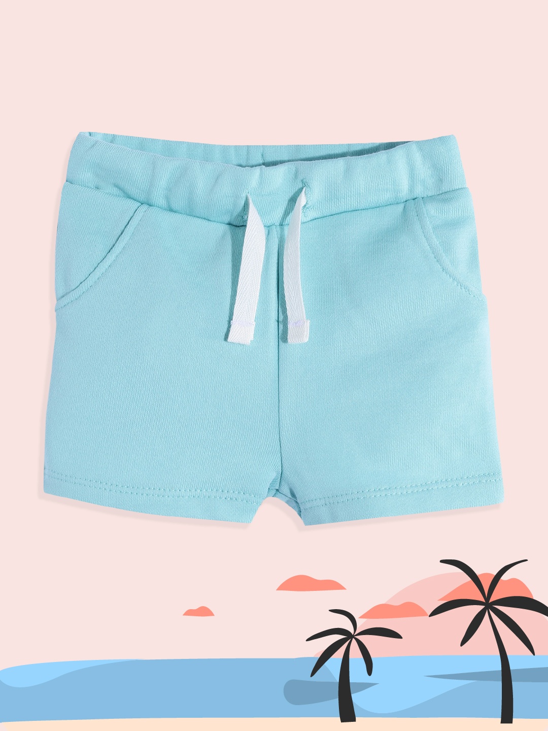 

Marks & Spencer Kids Blue Solid Shorts