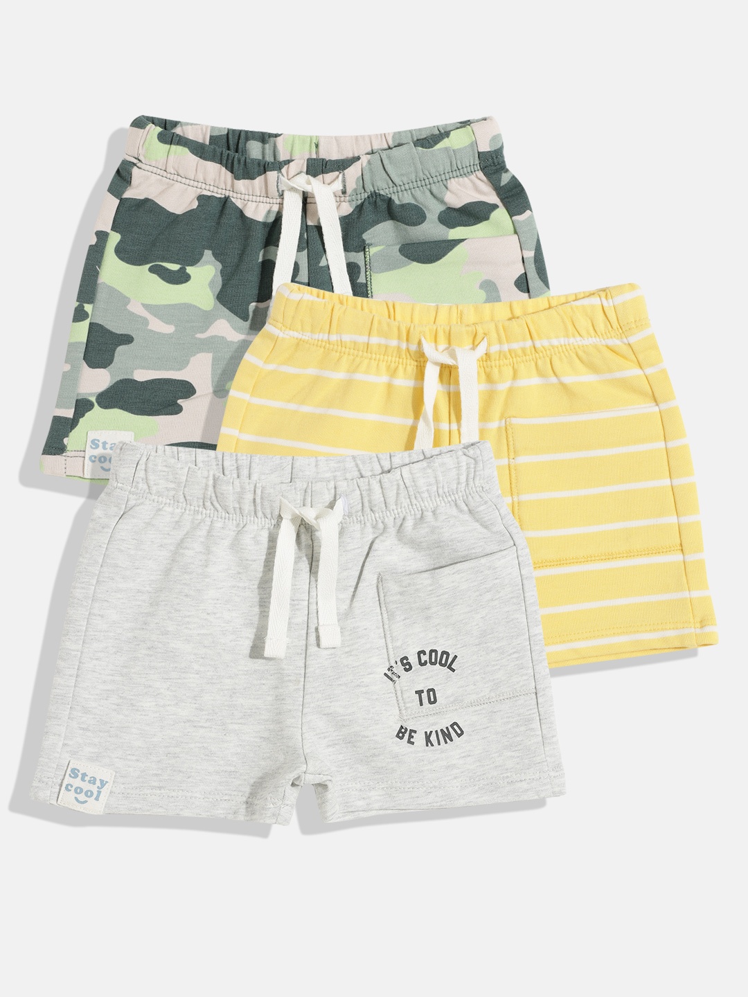 

Marks & Spencer Unisex Kids Pack of 3 Shorts, Grey