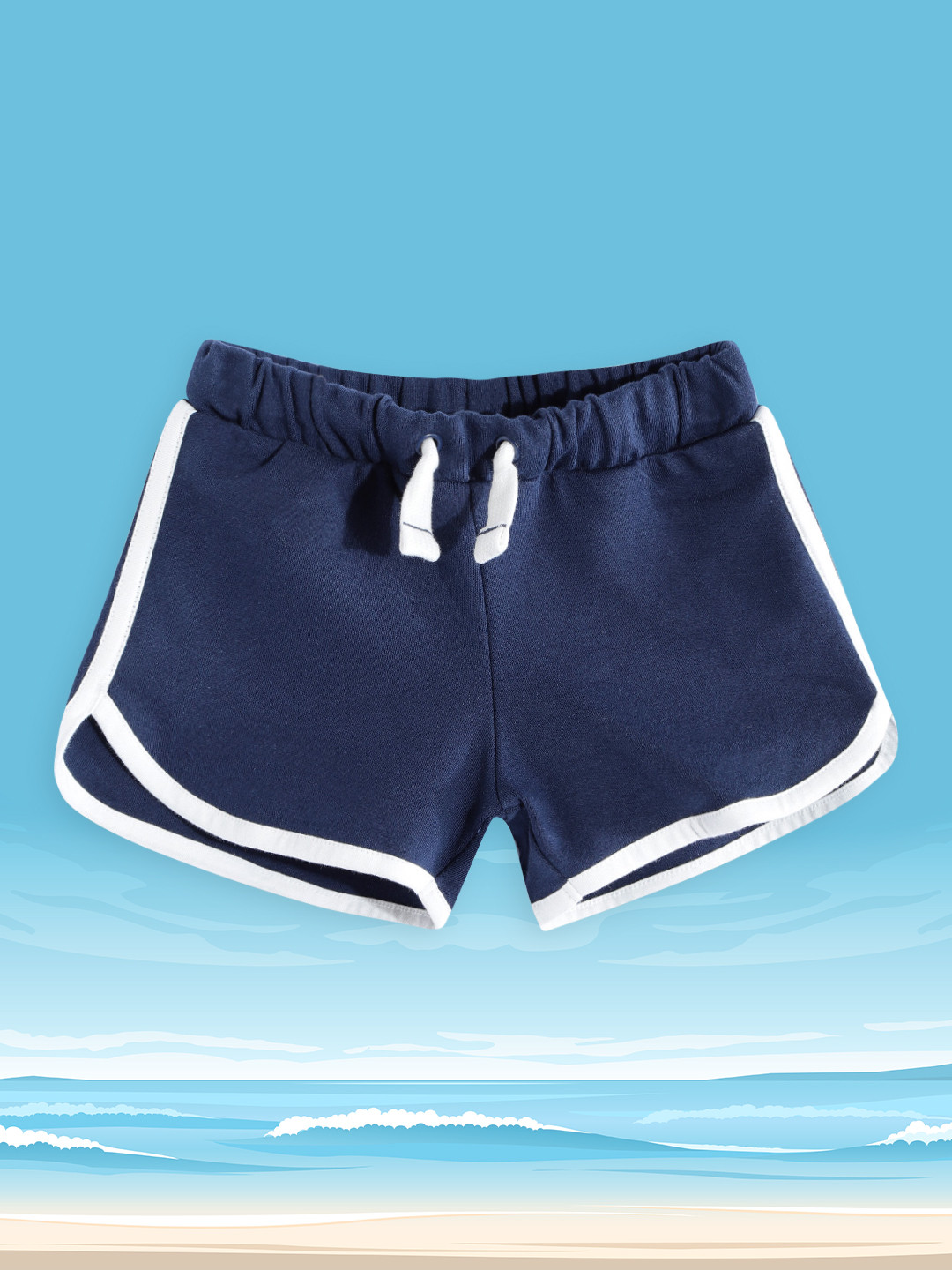 

Marks & Spencer Girls Navy Blue Solid Shorts