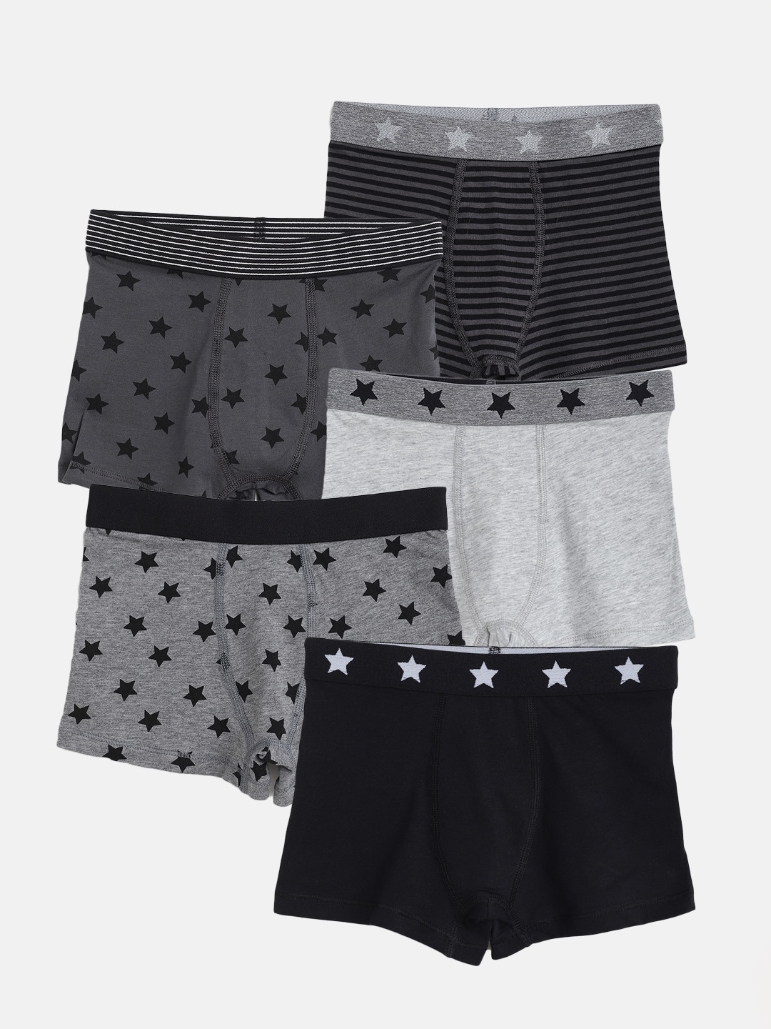 

Marks & Spencer Boys Pack of 5 Trunks, Black