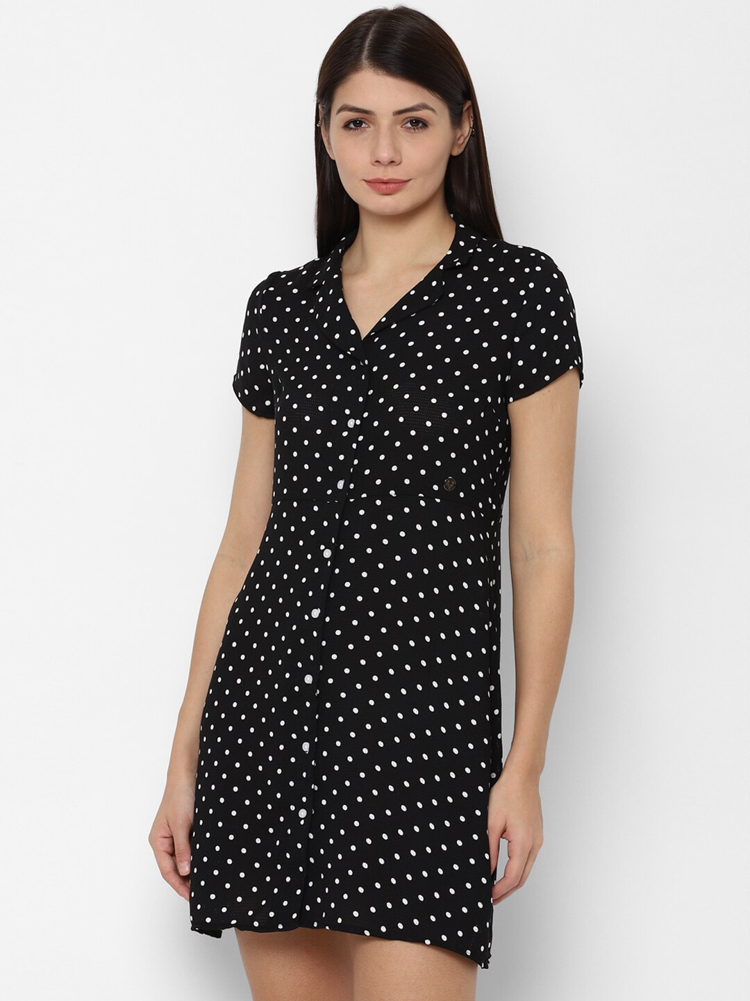 

Allen Solly Woman Black Shirt Dress