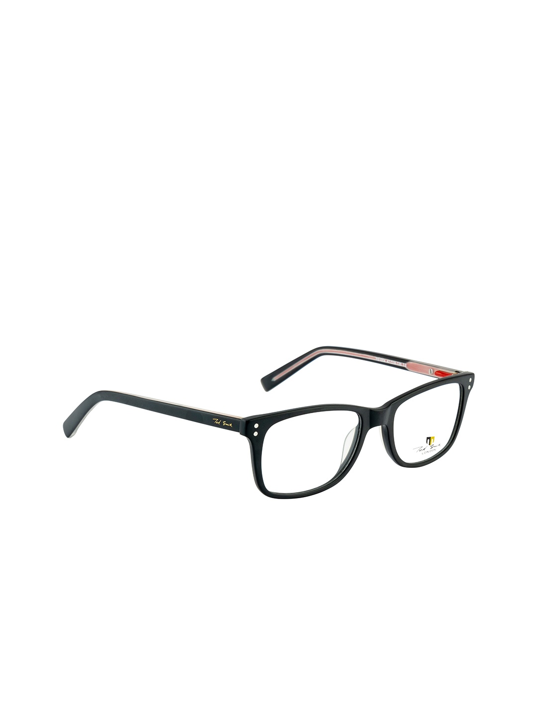 

Ted Smith Unisex Black Full Rim Wayfarer Frames Eyeglasses