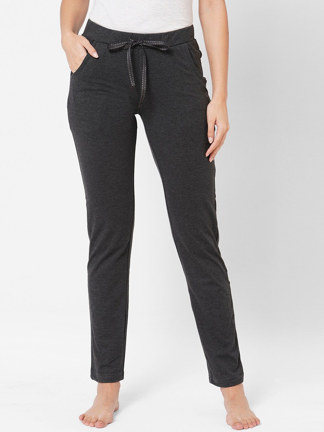 

Sweet Dreams Woman Charcoal Cotton Lounge Pants