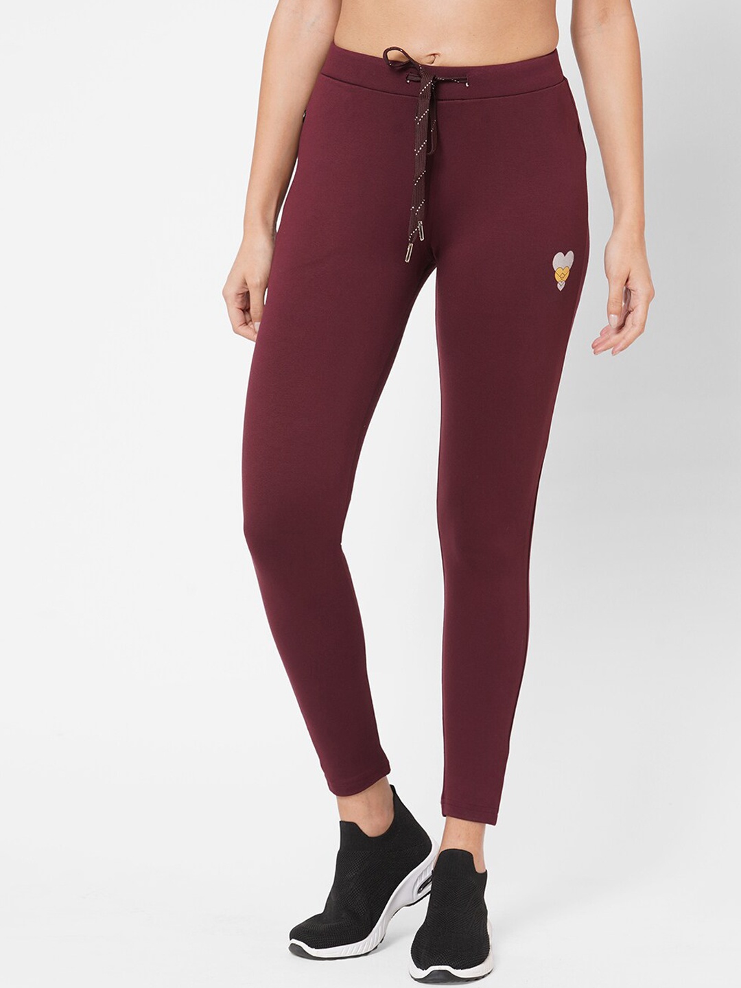 

Sweet Dreams Woman Burgundy Cotton Tights