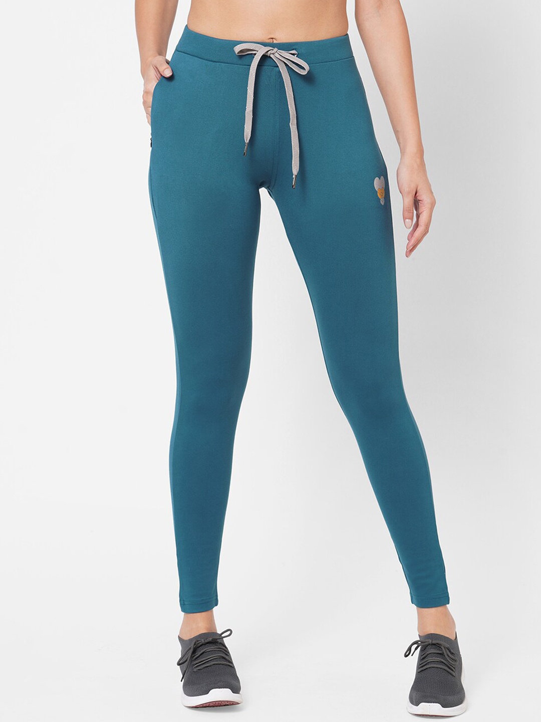 

Sweet Dreams Women Teal Cotton Solid Tights
