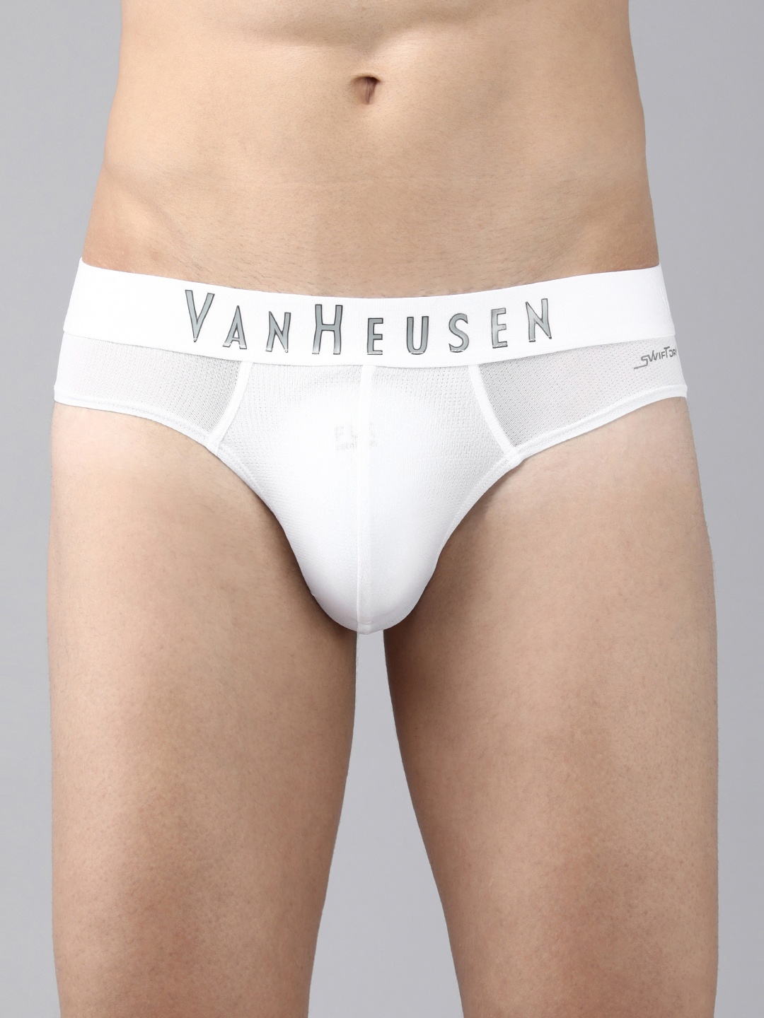 

Van Heusen Men Swift Dry High Stretch Mesh AIR Series Active Brief 8905325843016, White