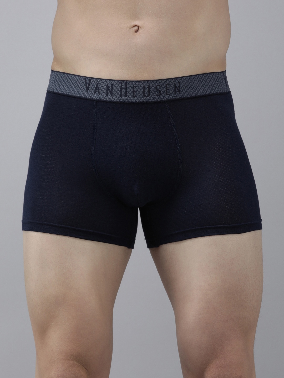 

Van Heusen Men Breathable AIR Series Trunks, Navy blue