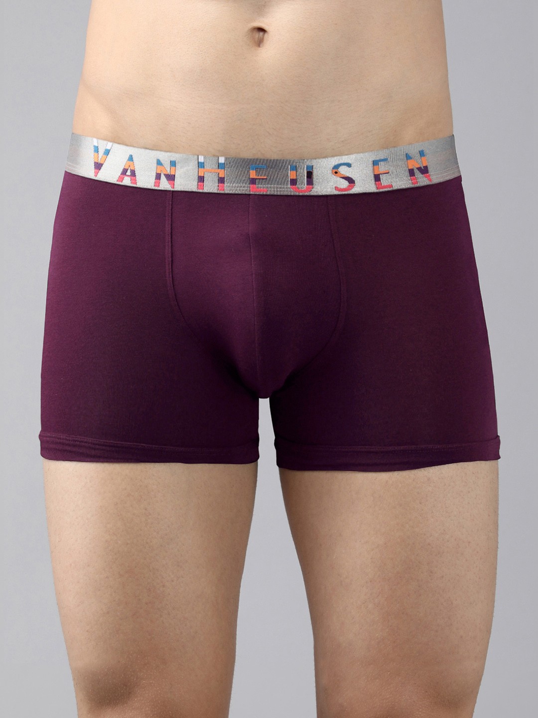 

Van Heusen Men Solid Colour Fresh Ultra Soft Trunk, Purple