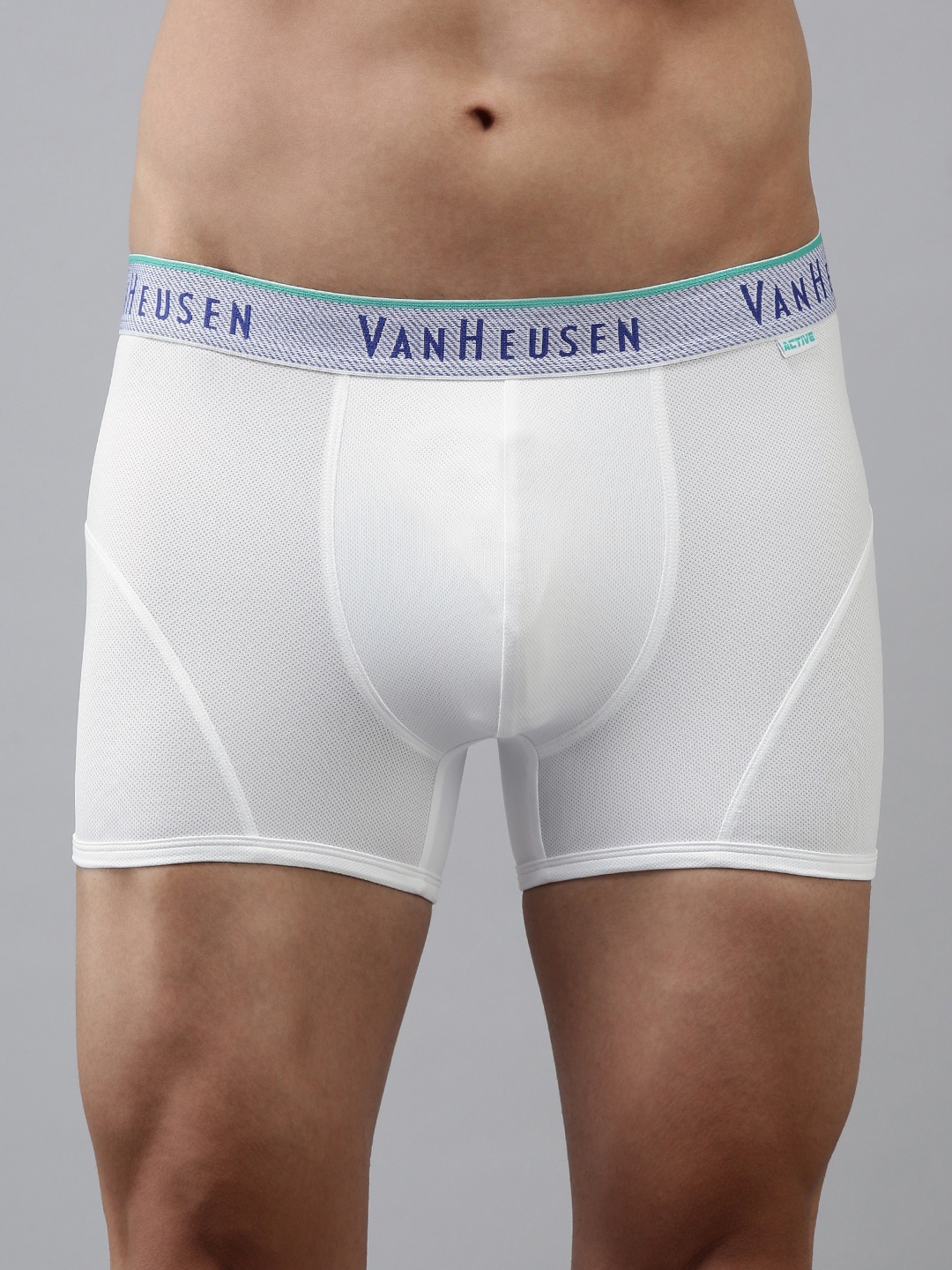 

Van Heusen Men White Solid Swift Dry 4 Way Stretch AIR Series Active Trunk
