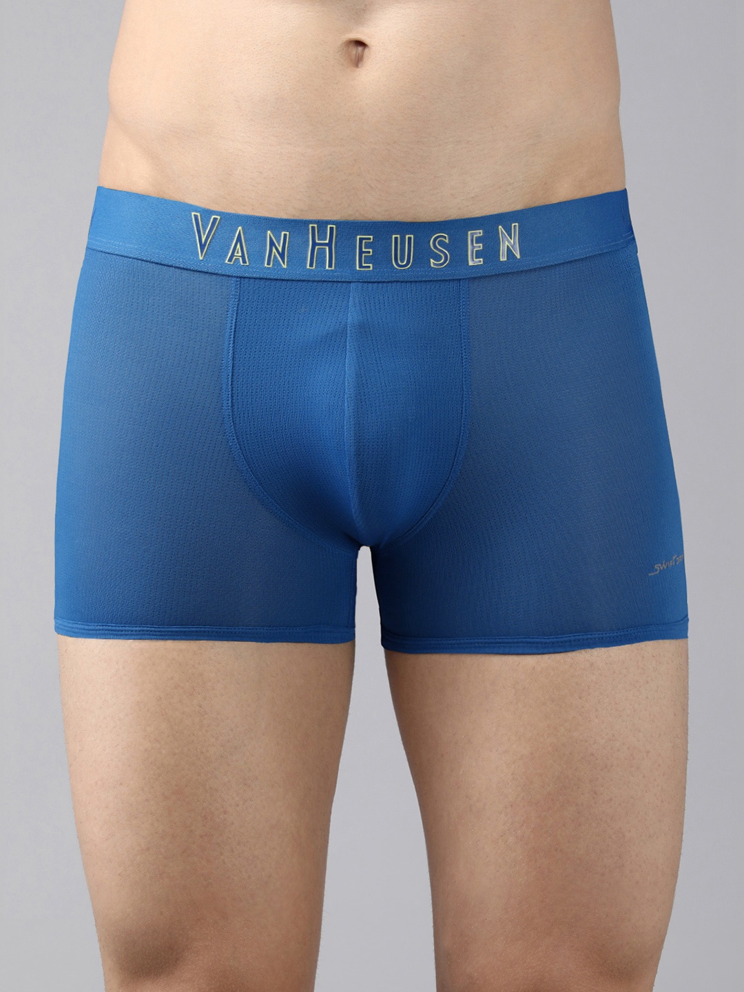 

Van Heusen Men Ibiza Swift Dry High Stretch Mesh AIR Series Active Trunk 8905325842811, Blue