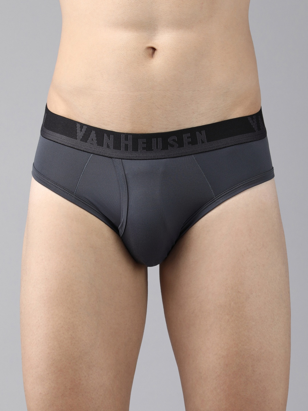 

Van Heusen Men Swift Dry 4 Way Stretch AIR Series Briefs 8905482134897, Grey