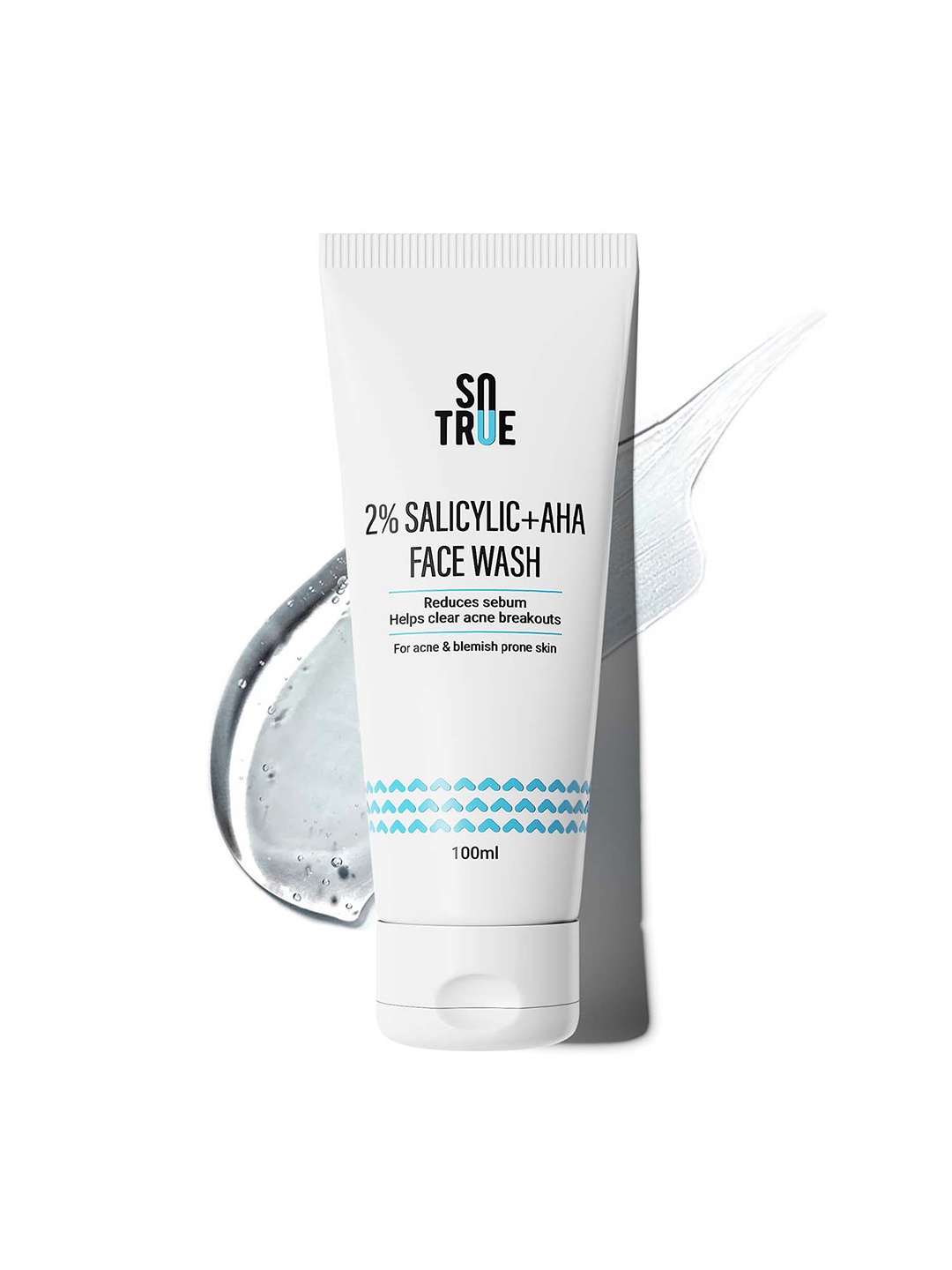 

SOTRUE Salicylic Acid Acne and Pimple Face Wash -100ml, Transparent