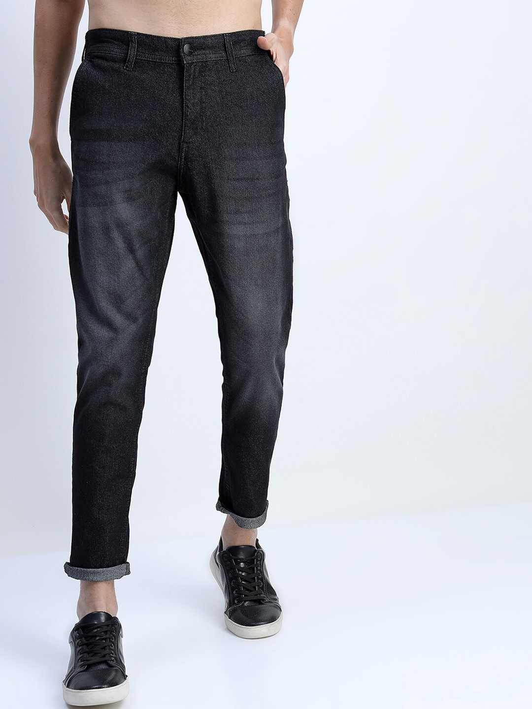 

KETCH Men Black Slim Fit Stretchable Jeans