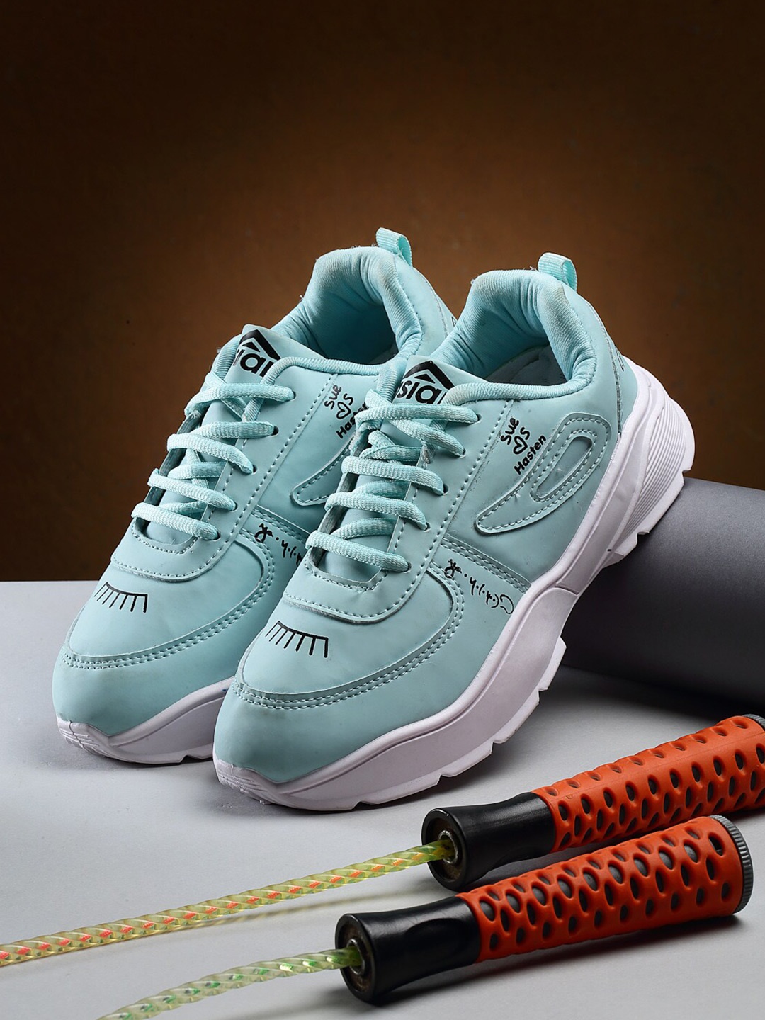

ASIAN Women Blue Running Non-Marking Shoes