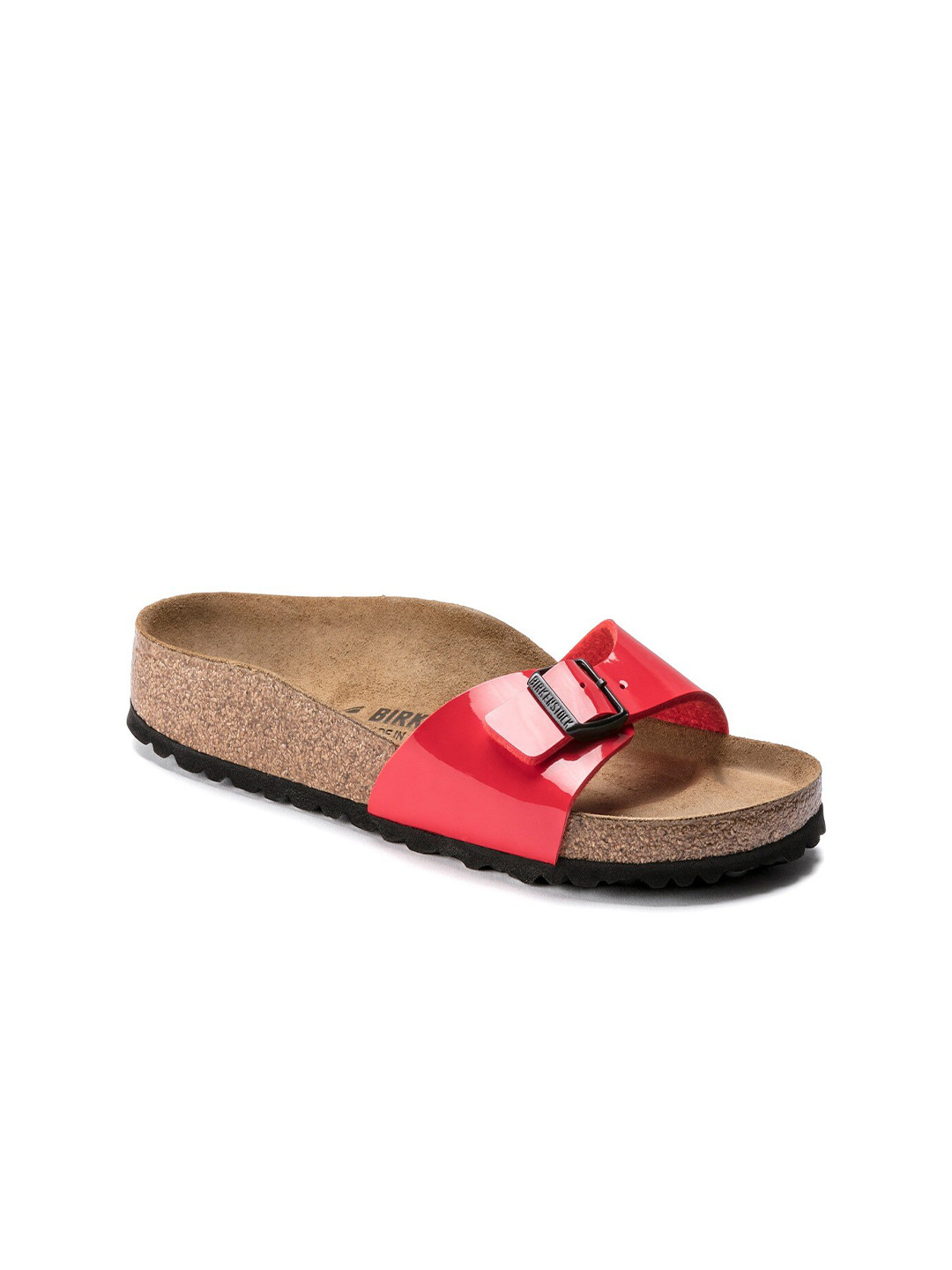 

Birkenstock Madrid Women Patent Cherry Red Narrow Sliders