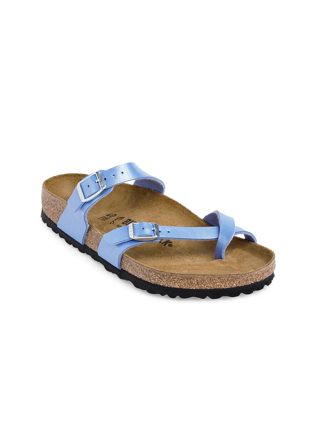 

Birkenstock Women Mayari Graceful Riviera Blue Regular Sliders