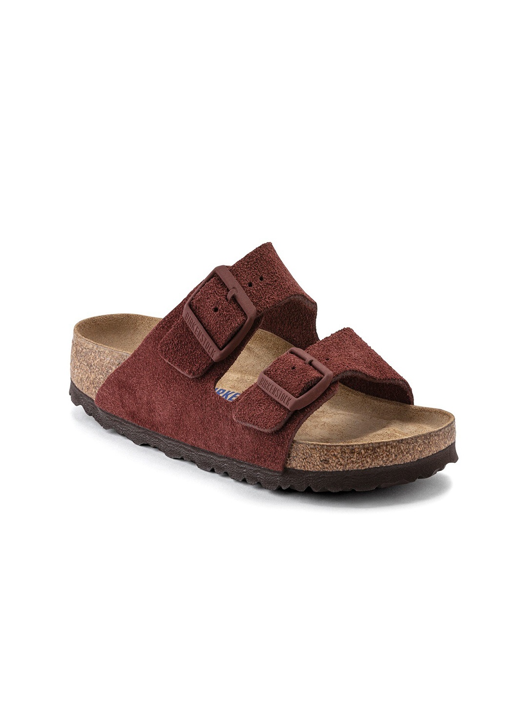 

Birkenstock Arizona Women Chocolate Brown Soft Footbed Narrow Sliders