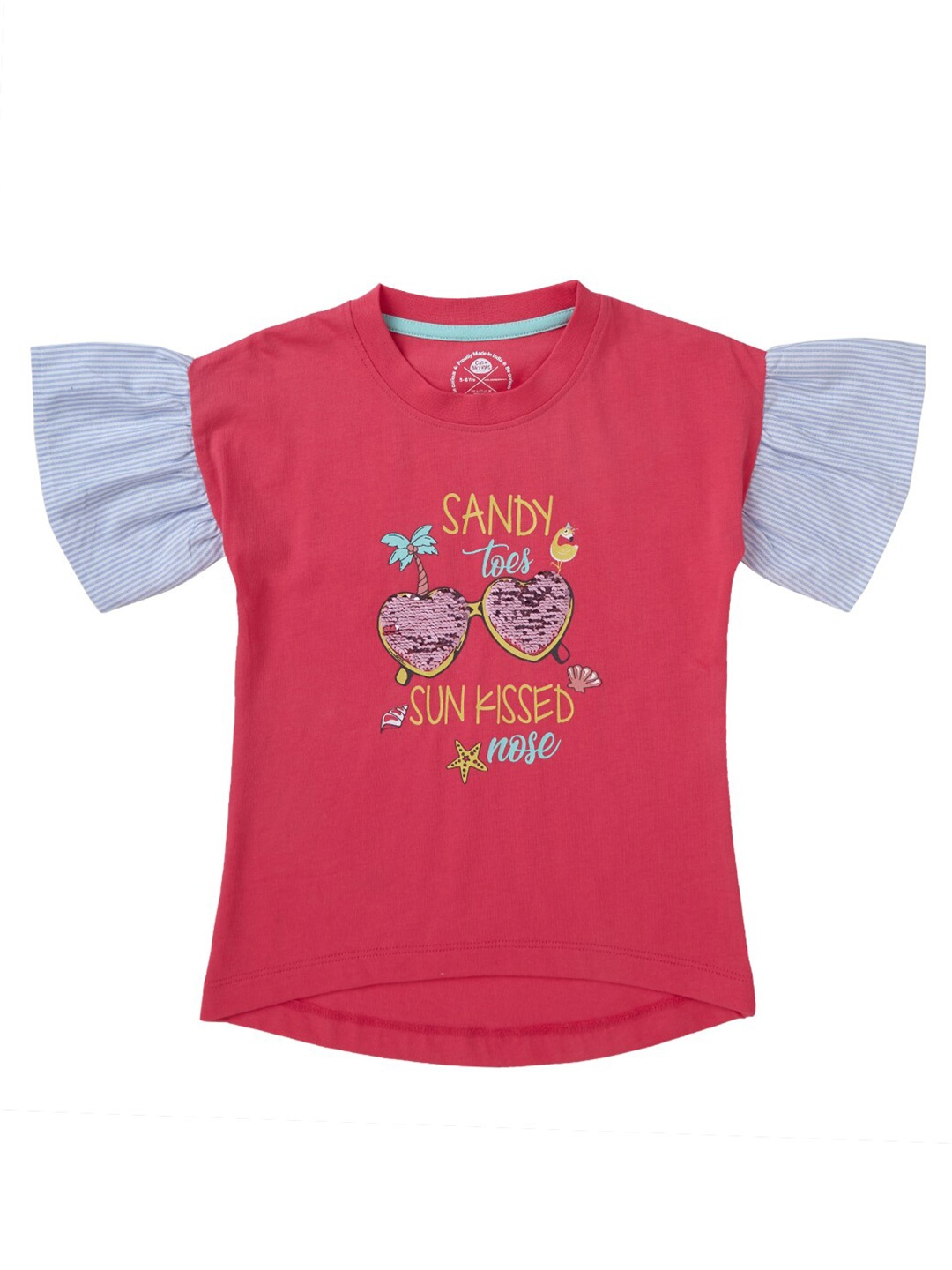 

Cub McPaws Girls Pink Printed T-shirt