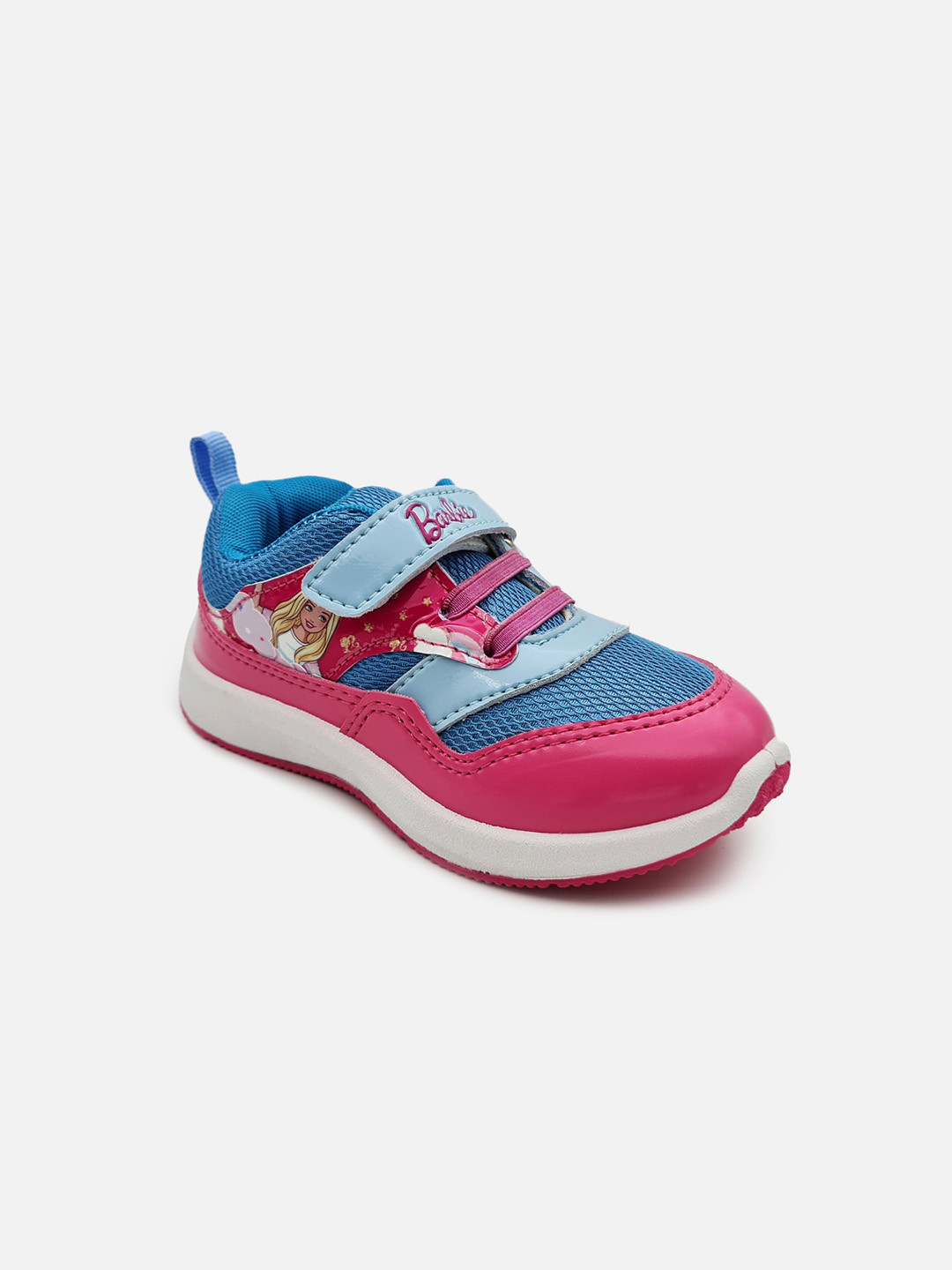 

Kids Ville Girls Pink Barbie Woven Design Sneakers